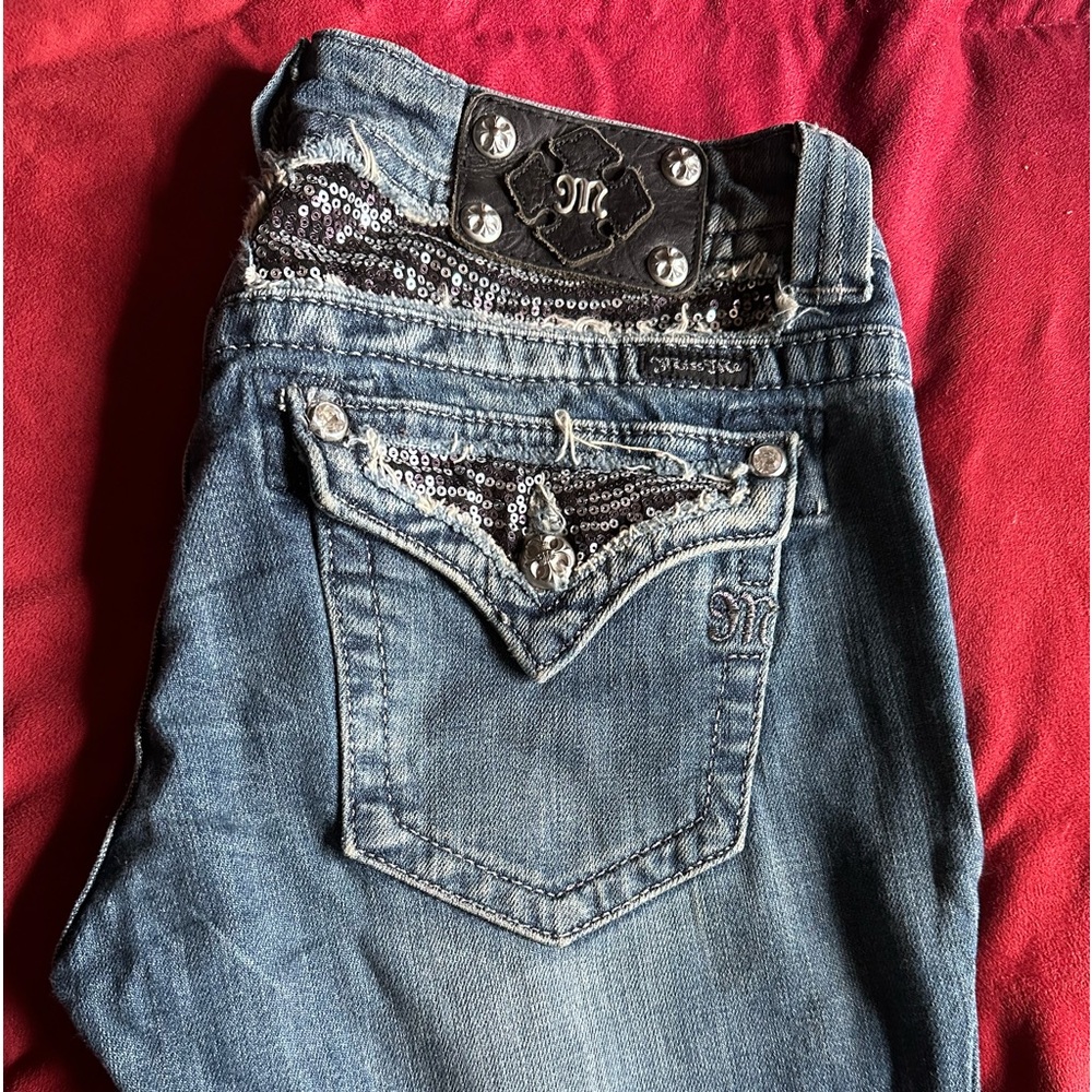 Miss Me boot cut jeans, size 30